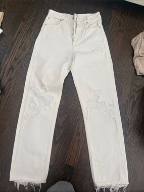 Agolde White Denim Jeans